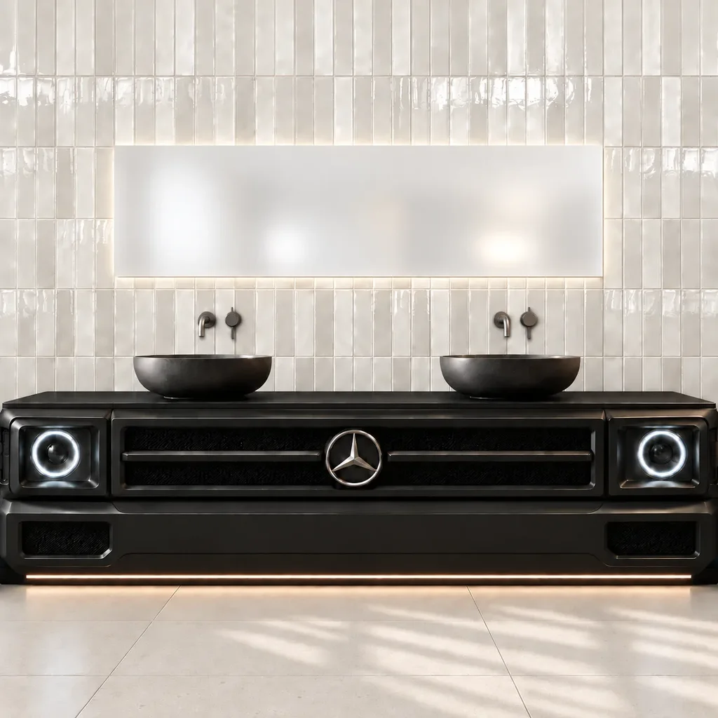 Glazed Clay white + Limestone white